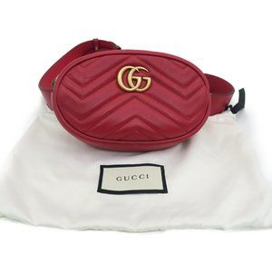 Authentic GG Belt Bag Calfskin Leather